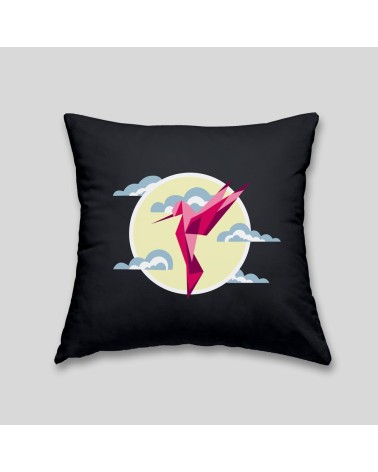 Coussin colibri